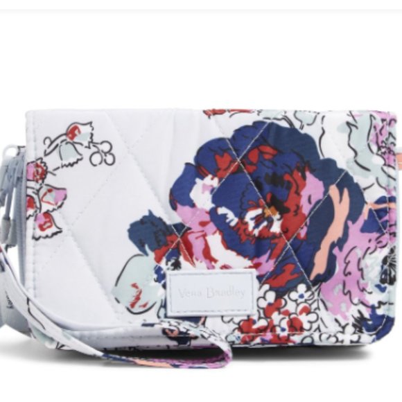 BNWT Vera Bradley Ultralight RFID 3-in-1 Crossbody Exuberant Floral - Picture 2 of 4